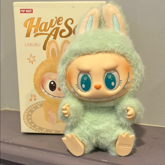 Green and Cream Kawaii Plush Doll